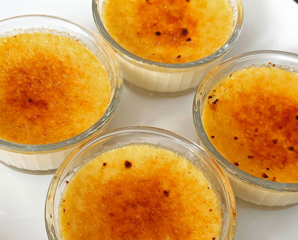 Recette de la crème brûlée à la vanille