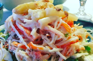 salade chinoise crabe menthe