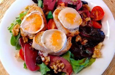 salade de chèvre chaud