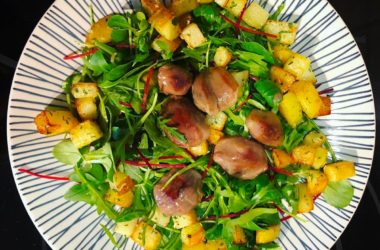 salade gésiers de canard recette