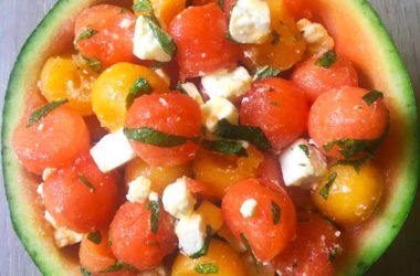 salade melon pastèque feta