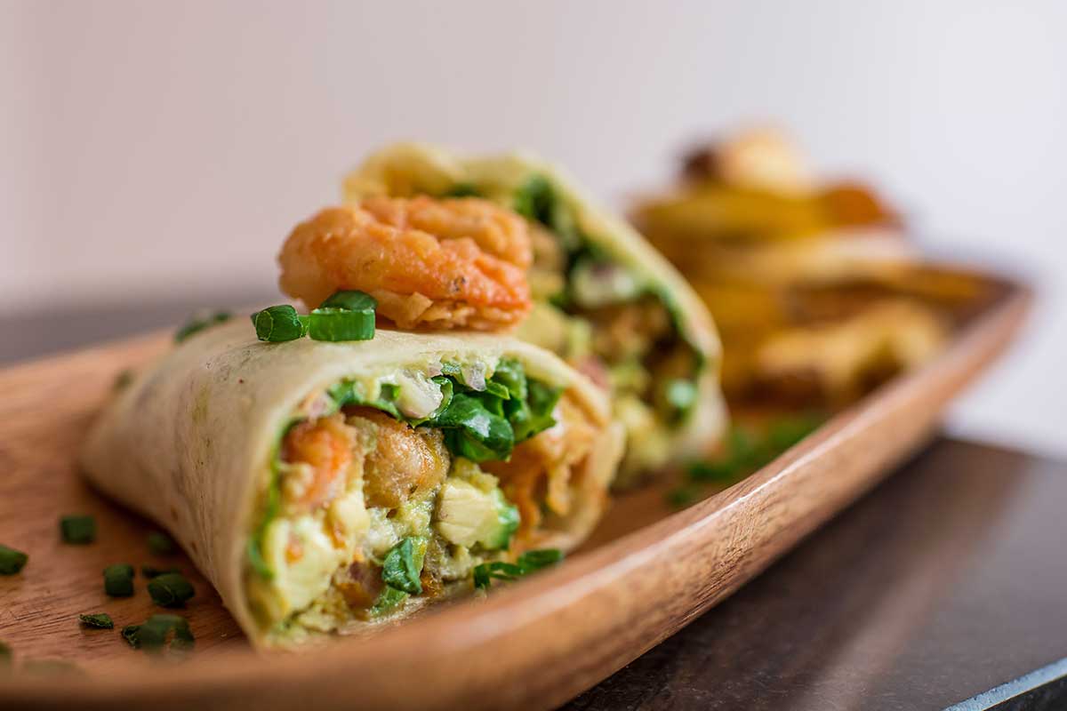 Wraps Avocat Crevettes